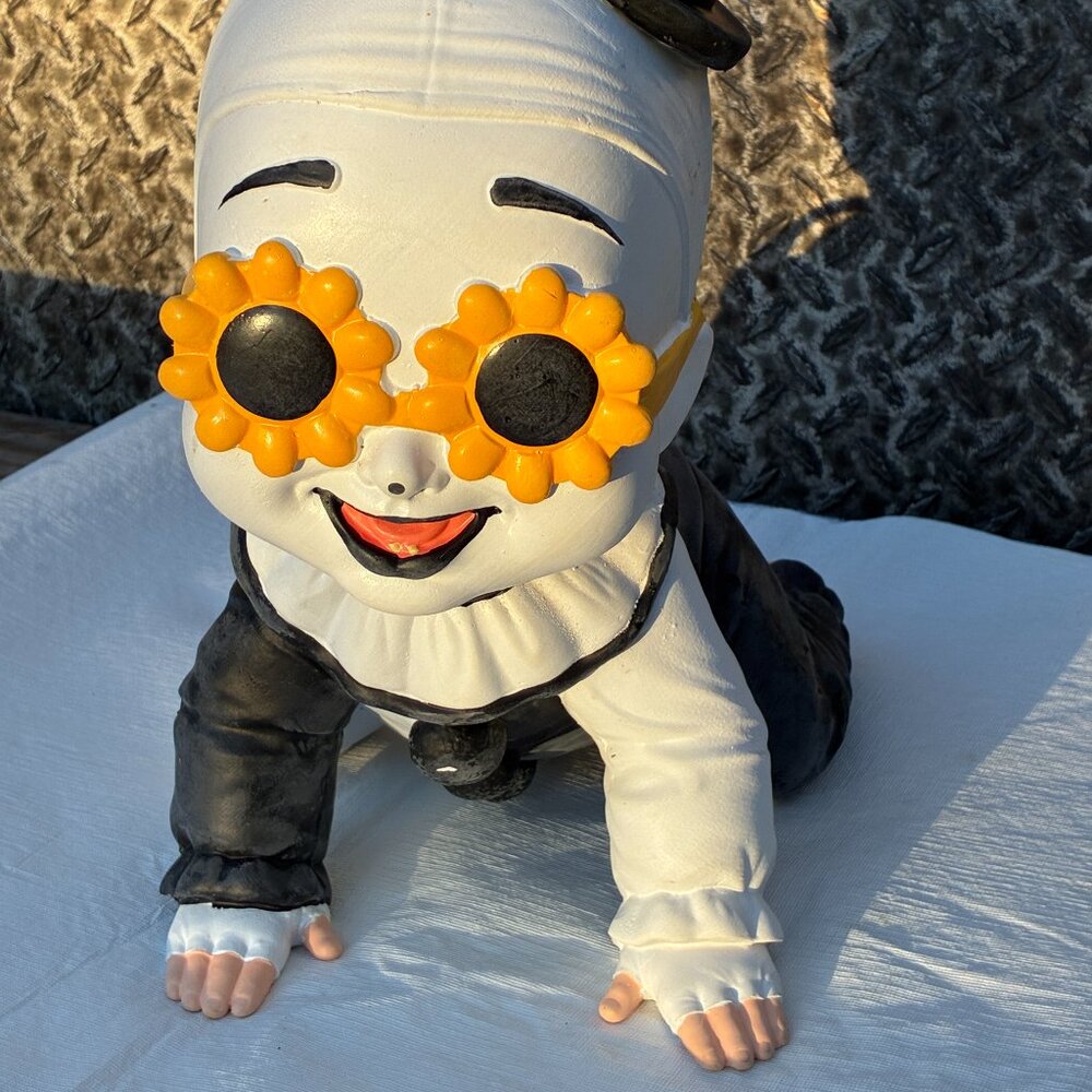 Spirit Halloween Horror Babies Art the Clown Horror Baby Static Prop Terrifier